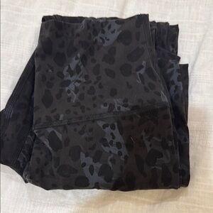 Lululemon align high rise leggings animal print